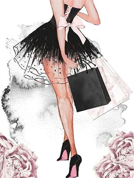 Diamond Painting Kit High Heel Full Square/round Embroidery Mosaic Woman Shoes Cross Stitch Home Decor