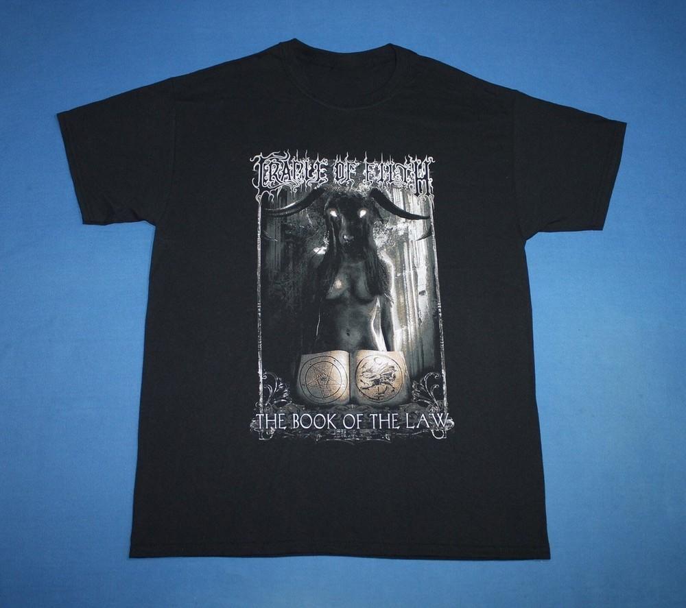 

Cradle of Filth The Book of the Law Shirt Unisex Concert S to 5XL Free Shipping Unisex T-Shirt L