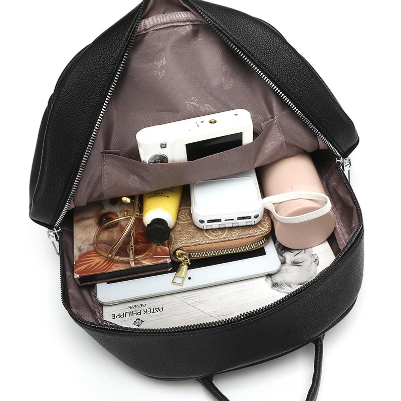 Stilvoller gesteppter Rucksack für Damen Modisches Design mit mehreren Taschen und verstellbaren Trägern