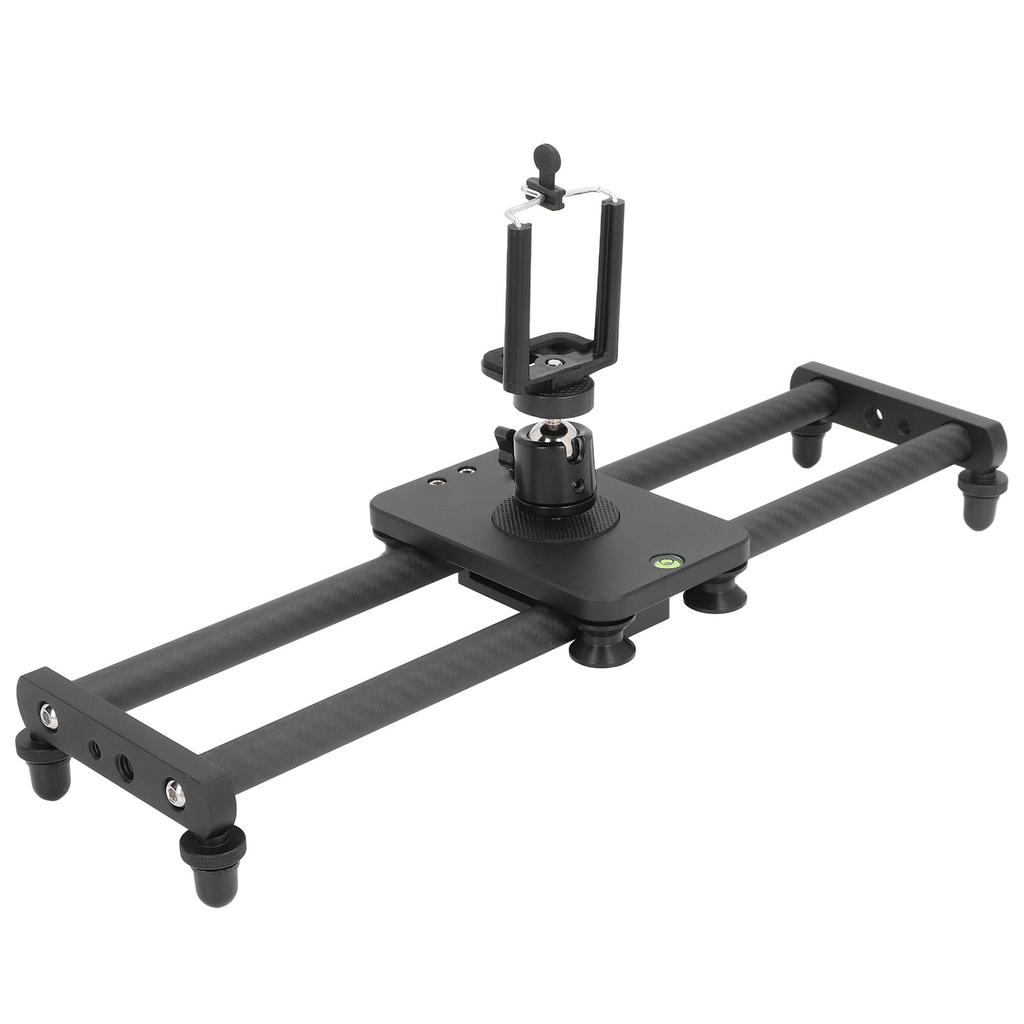 16in 40cm Kameraskinner Karbonfiber Dolly Skinneslider for DSLR-kamera Videokamera Telefon Maks