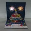 Birthday Cards Lights And Sound Pop Up Happy Birthday Card Fireworks Birthday Greeting Cards 3D Pop Up 3D With Envelope