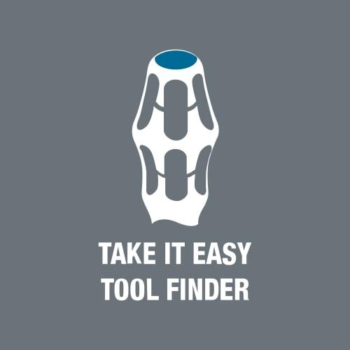 WERA Hex Phillips Screwdriver, 2.0mm Diameter, 75mm Shaft Length, 023105