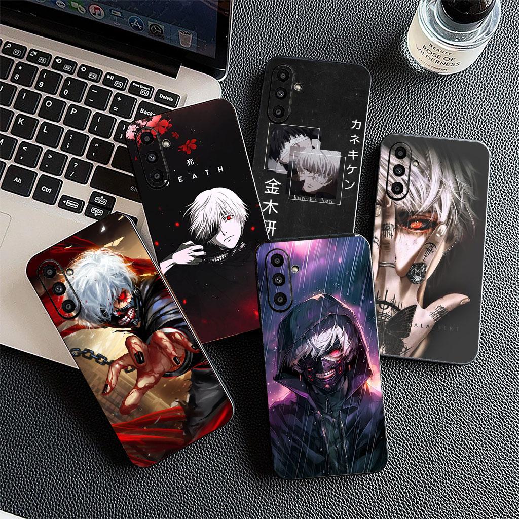 Cover for Samsung Galaxy A05 A06 A14 A50 A51 A52 A12 A13 A17 A70 A07 A25 A26 A56 A23 M53 Case Tokyo Cartoon Ken Kanekis Ghouls