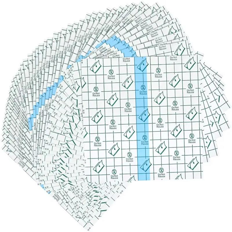 

Водонепроницаемые полиуретановые повязки Одноразовые прозрачные эластичные адгезивные повязки Водонепроницаемые Защитите свои татуировки и при принятии душа 5x5