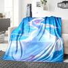 1Pc Elsa'S Winter Fantasy Blanket For Couch Bed Plush Cozy Fuzzy Blanket Super Soft Warm Blankets For Fall And Winter 091871