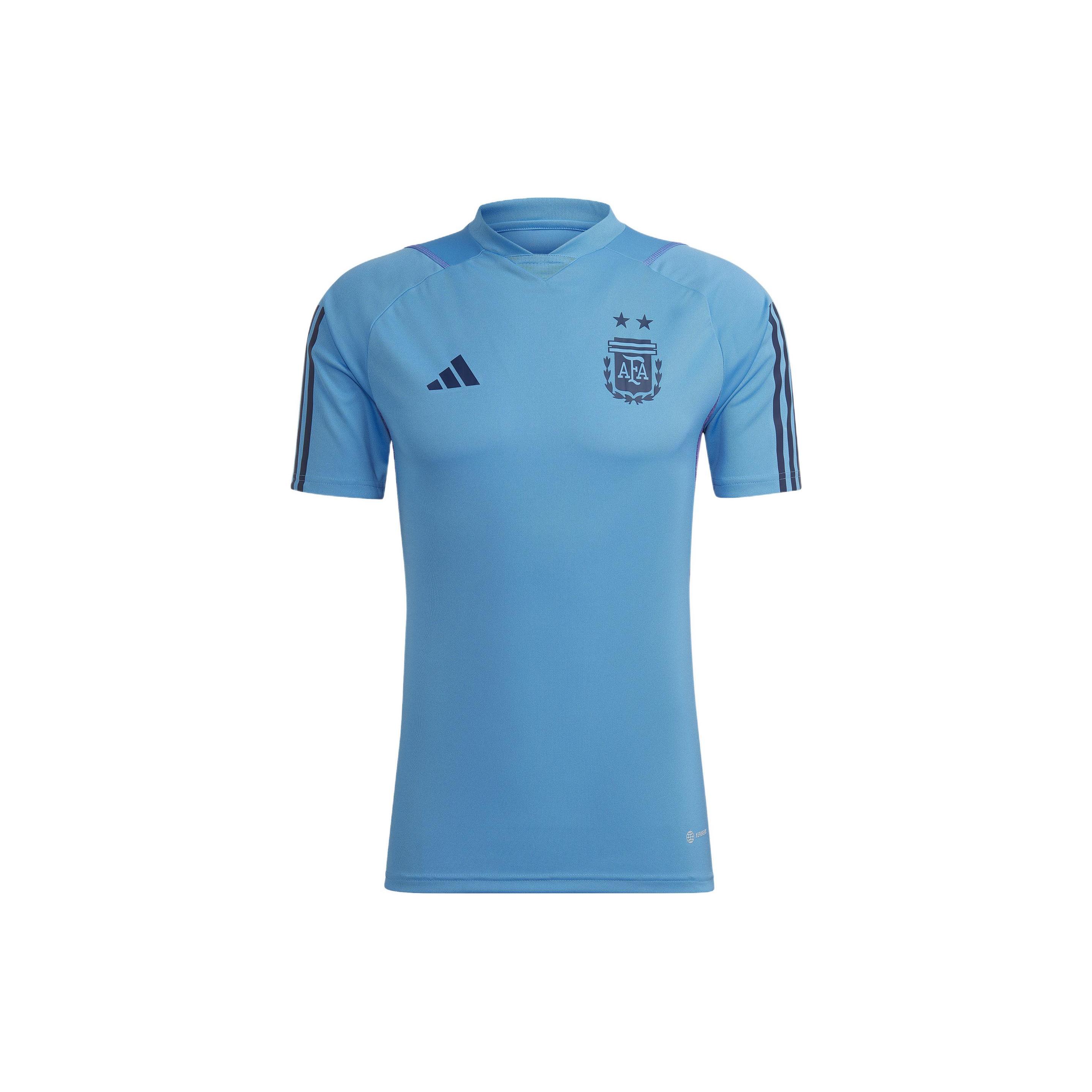 

Adidas Soccer Jerseys Men s Blue Moderate Straight Fit HF3927 S
