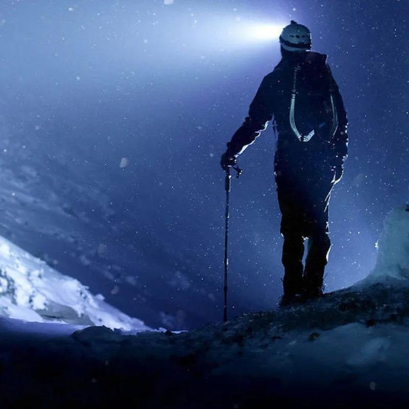 Headlamp with Strong Long-range Shooting, USB Charging, Head-mounted Miner's Lamp, Outdoor Camping Lamp, Waterproof Headlamp