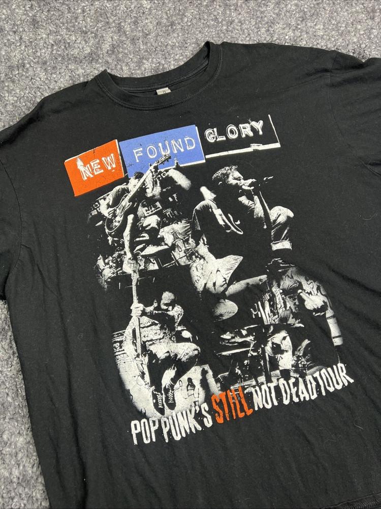 

New Found Glory Pop Punk’s Still Not Dead 2021 Tour S5XL Shirt For Men NZ1690 Unisex T-Shirt S