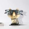 Spectacle Holder Metal Eyeglass Eyewear Rack Animal Sculpture Eyeglass Display Stand (Cat Shape)