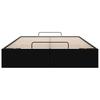 Ottoman Bed without Mattress Black 120x200 cm Faux Leather