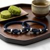 Minimalist Couple Jewelry Stainless Steel Accent Braided Friendship Nautical Milan Adjustable Cord Rope Knot Bracelet for Men