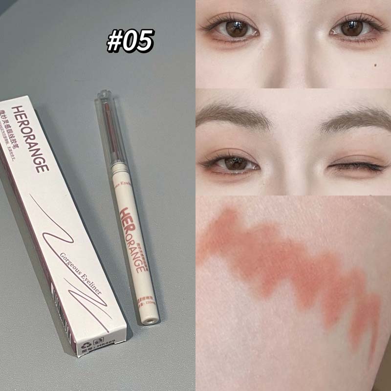 Herorange Eyeliner Gelpotlood Waterdicht Vlekbestendig Langhoudend 3D Oogmake-up voor Beginners 150Mg