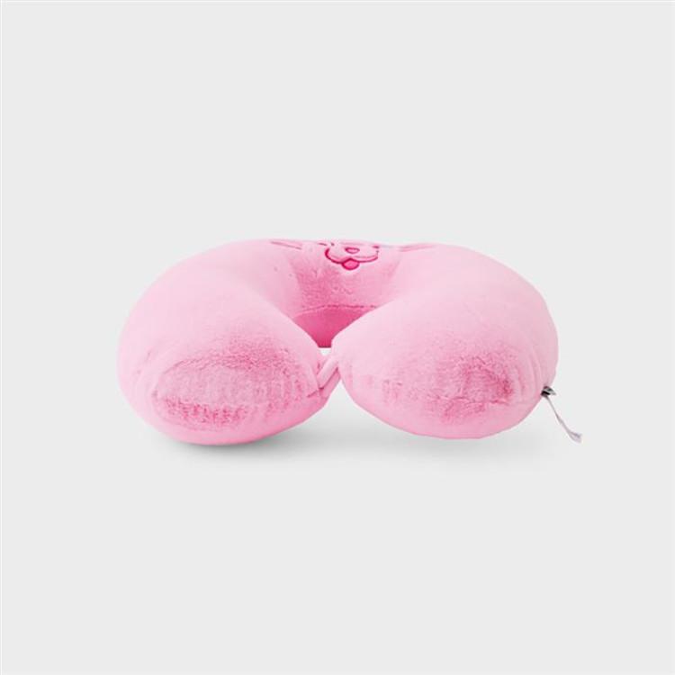 Плюшевая подушка для шеи TOKKI (PINK)