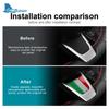 Real Hard Carbon Fiber Steering Wheel Bottom Cover for Fiat 500 Abarth 595 2012 2013 2014 2015 Car Interior Trim Accessories