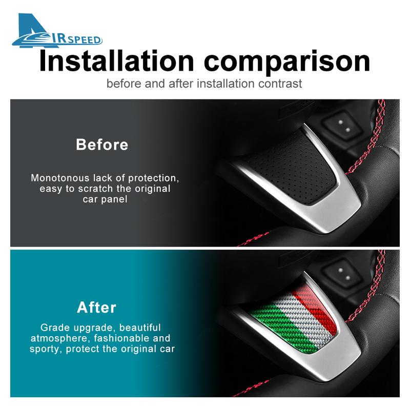 Real Hard Carbon Fiber Steering Wheel Bottom Cover for Fiat 500 Abarth 595 2012 2013 2014 2015 Car Interior Trim Accessories