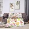 Cat Meme Photos Warm Blanket  Child Plush Throw Blanket Fluffy Couch Chair Flannel Bedspread Sofa Bed Cover