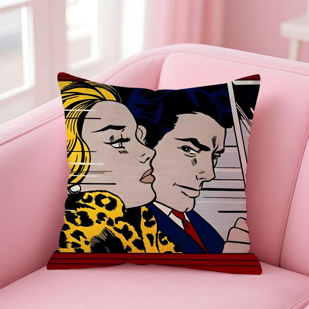 

Art R-Roy Lichtenstein Womens Tears Cushion Cover Comfortable Reversible Pillow Cover Ideal for Car Sofa Bedroom & Beyond 12x12Inch