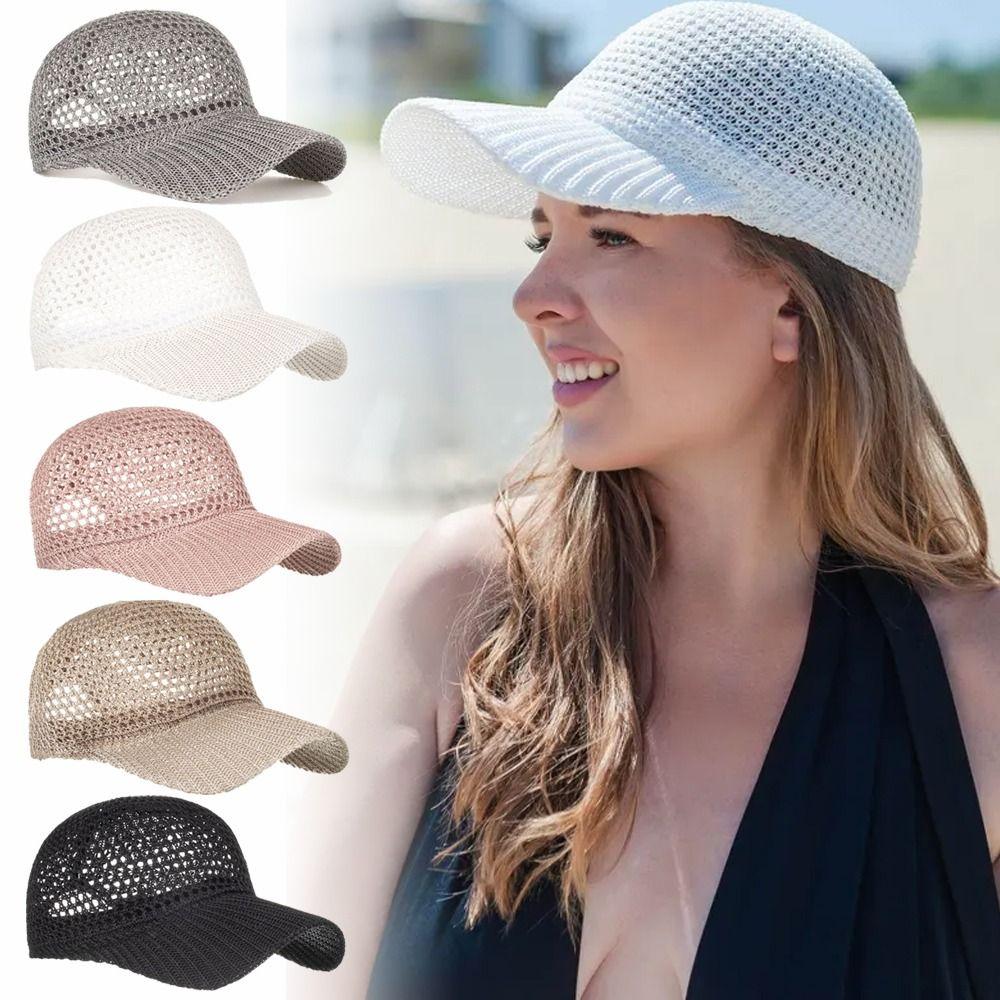 

Waterproof Net Baseball Hats Breathable Summer Sun Hat Fashion Mesh Baseball Cap For Man Women сірий