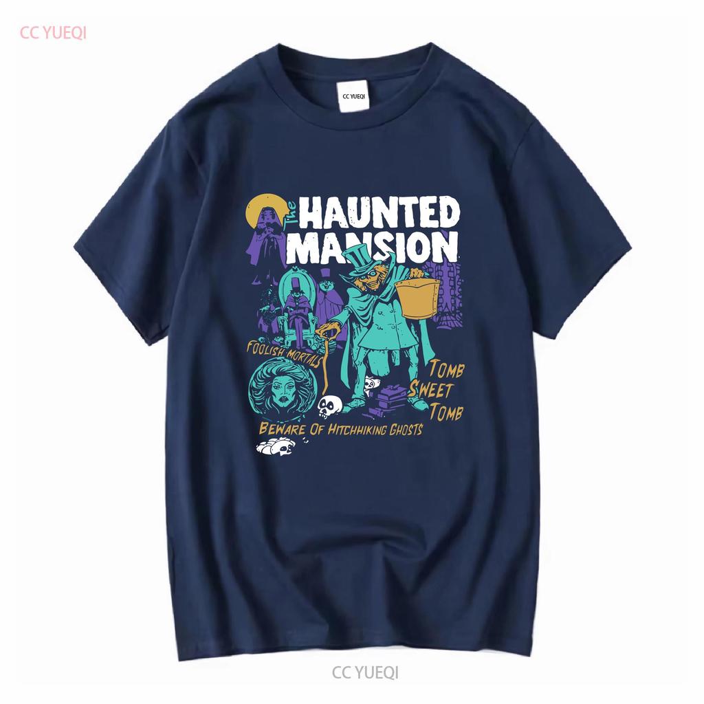Vintage The Haunted Mansion Ghosts Halloween Spooky Season T Shirt Size S 5XL long or short sleeves vintage Washed fashion