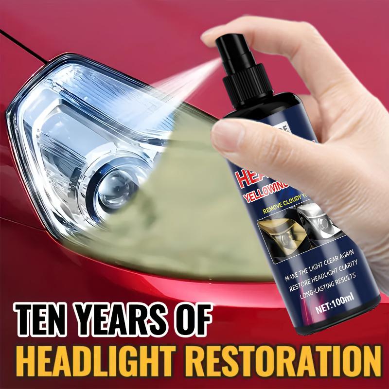 Car Headlight Repair Fluid, Anti-Oxidation/Polishing Agent, Removes Scratches, Brightens Headlights, and Nourishes the Headlights