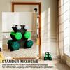 Dumbbell Set with Storage Rack, Set of 6 Dumbbells for Fitness Training, 2 X 1kg, 2 X 3kg, 2 X 5kg