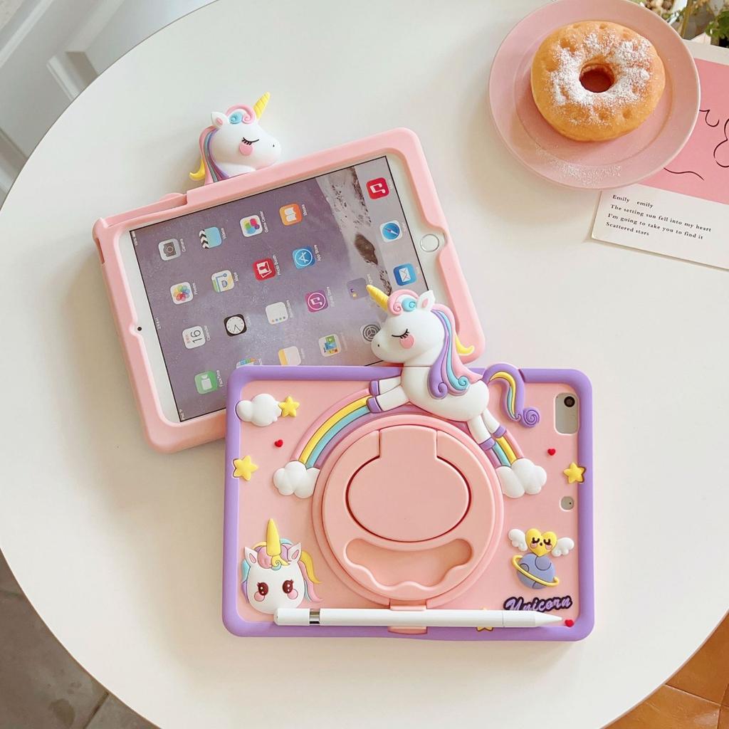 Kids Case for Samsung Galaxy Tab A9 A11 8.7inch A9 Plus A11 Plus 11" Tablet Cover Tab A7 Lite T220 A8 X200 3D Cartoon Stand Case
