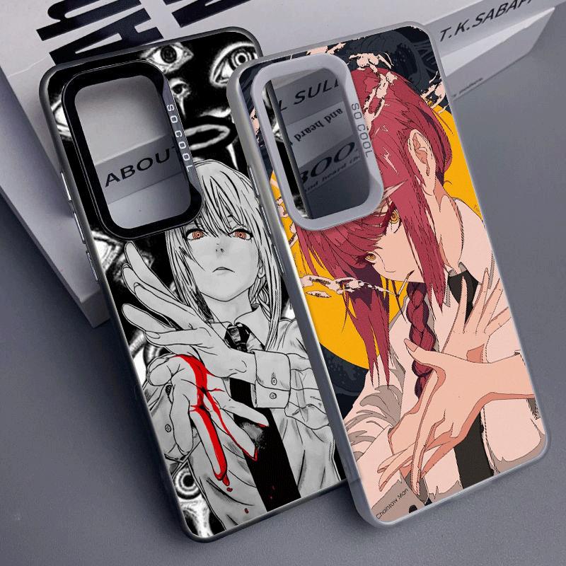 Anime Character Makima CSM Soft Phone Case for Samsung A17 A16 A15 A14 A13 A57 A56 A55 A54 A53 A37 A36 A35 A34 A33 A26 A25 A24 A