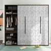 Papel de Parede Verde Branco Papel de Parede Descascar e Colar Papel Contacto Boho para Armários Papel de Parede de Folhas para Quarto Autocolantes Autocolantes