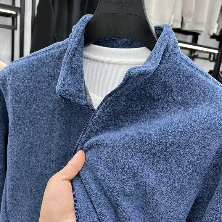 Fleece Jacket for Men's Autumn and Winter Charge Inner Liner Men's Inner Layer for Winter and Autumn and Winter Style Fleece Jacket for Men