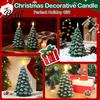 Remote Control Candles Control Winter LED Flickering Candles Flameless Christmas Tree Wax with Home Decor