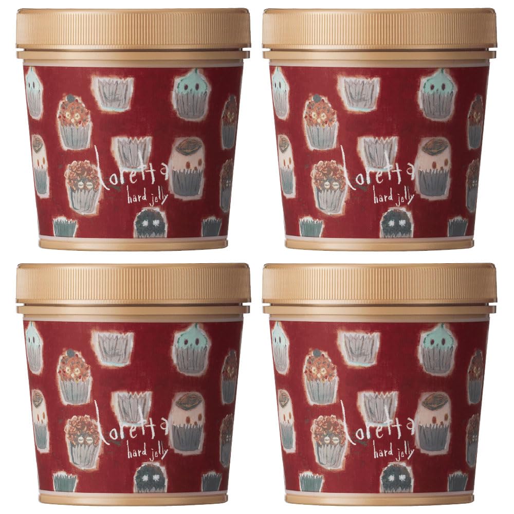 

Loretta Hard Jelly, 300g x 4-Pack [Rose Scent Hair Wax, Hair Care, Styling Gel, Shiny, Wet Feel]