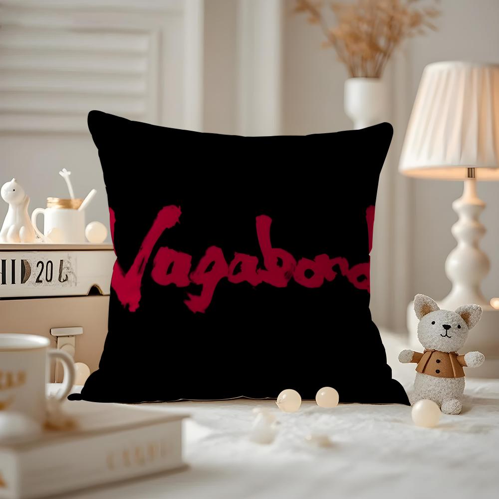 Vagabond-S Anime Kissenbezug Musterbedruckt Kissenhülle Für Wohnzimmer Sofakissenbezug & Schlafzimmer Dekoration