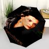 1pc Arwen Fellowship Automatic Folding Umbrella - Compact 8-Rib Design, Durable Plastic & Iron1370L