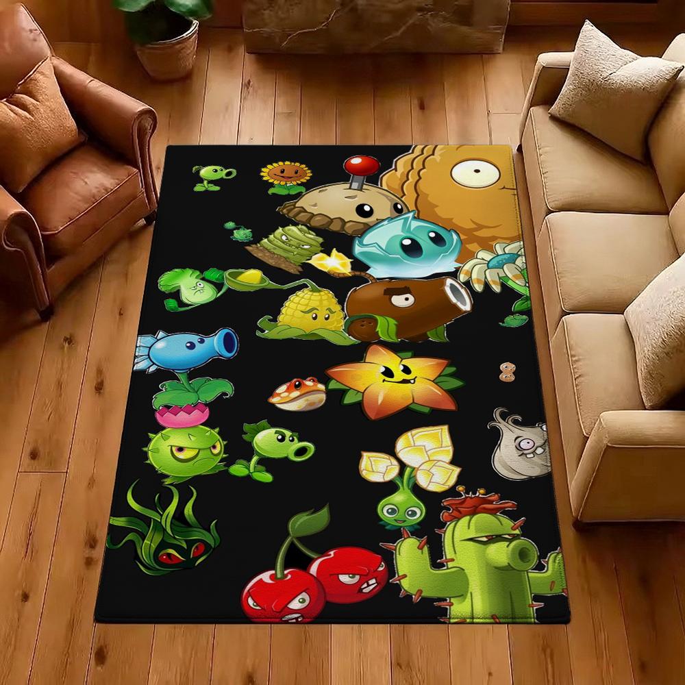 Plants Vs Zombies Carpet Living Room And Bedroom Mats Floor Mats Doormat Office Chair Cushion Room