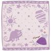 Marushin Hand Towel Disney Rapunzel Handkerchief Character Cotton Purple Dress Embroidery