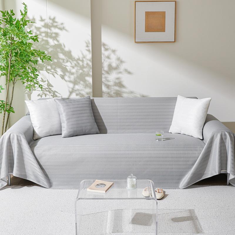 Ice Silk Sofa Towel Sofa Cover Summer Sofa Cushion Summer Seat Cushions Summer Mat Anti-Slip Cover Cloth