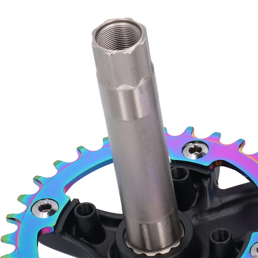 ZK‑22 Chainring Chainwheel Crank Aluminium Alloy Bike Crankset Arms 32T Chainring