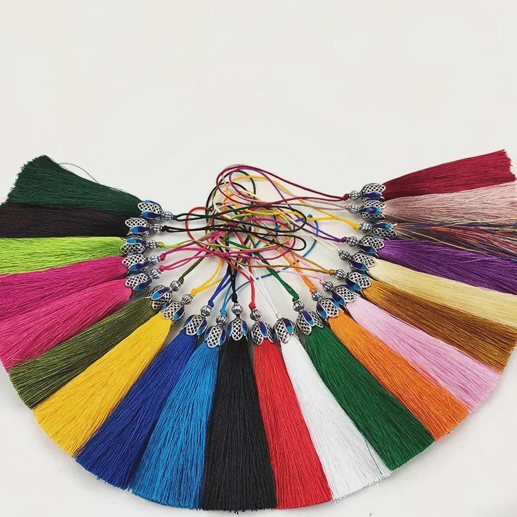 Cloisonné Blue Tassel Crown & Bookmark Accessory