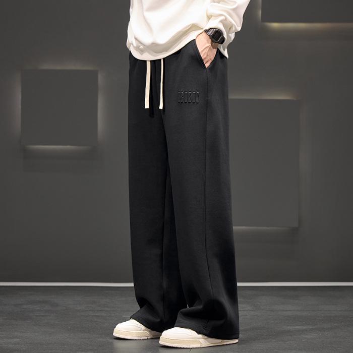

Danbaoni | Spring 2026 Men s Plus Size Drapey Wide Leg Athletic Pants 4XL