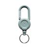 Colorful Anti-Theft Metal Easy-To-Pull Buckle Rope Elastic Keychain Sporty Retractable Key Ring Anti Lost Yoyo Ski Pass Id Card