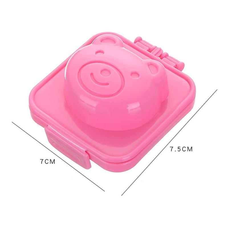 Egg Mold Cute Cartoon Baby Rice Ball Mold Egg Ring Bento Accessories Rabbit Bear Fish Decorating Tool Kitchen Gadgets