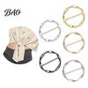 Scarf Ring Clips Shirt Ties for Women, Multifunctional And Slides, T-Shirt Waist Tightener Cincher French Style Knot Clip Rings Large Long Tee Tie Up,