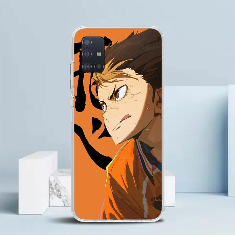 Haikyuu Oya Volleyball Anime Phone Case For Samsung Galaxy A52 A32 A22 A12 A51 A50S A30S A10S Note 20 Ultra 10 S10 Plus A31 A20
