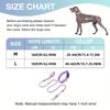Dog Leash & Collar Set with AirTag Holder For Small Medium Large Dogs,5 FT Double Rope Leashes with Adjustable Reflective Collar