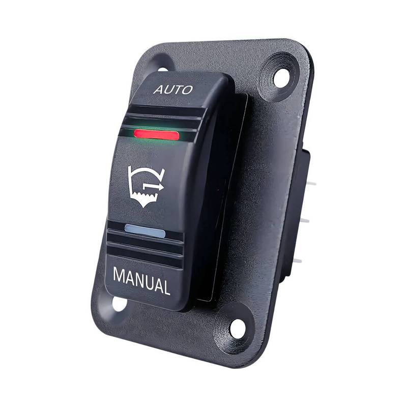 12V 20A Red LED 3 Way On-Off-On Car Marine Boat Bilge Pump Rocker Switch Panel