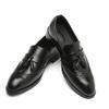 FashionMen Leather Dress Shoes Man Design Brand Mens Shoes Classic Tassel Brogue Mans Footwear Formal Shoes for Men Big Size 37-48