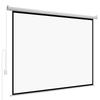 Motorized Projector Screen, 3048 Mm 4:3 1080 HD Electric Projector Screen, Wall Mounted Projection Dispaly Projector with Remote Control, Automatic