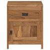 vidaXL Nachttisch Massivholz Teak 40x30x50 Cm