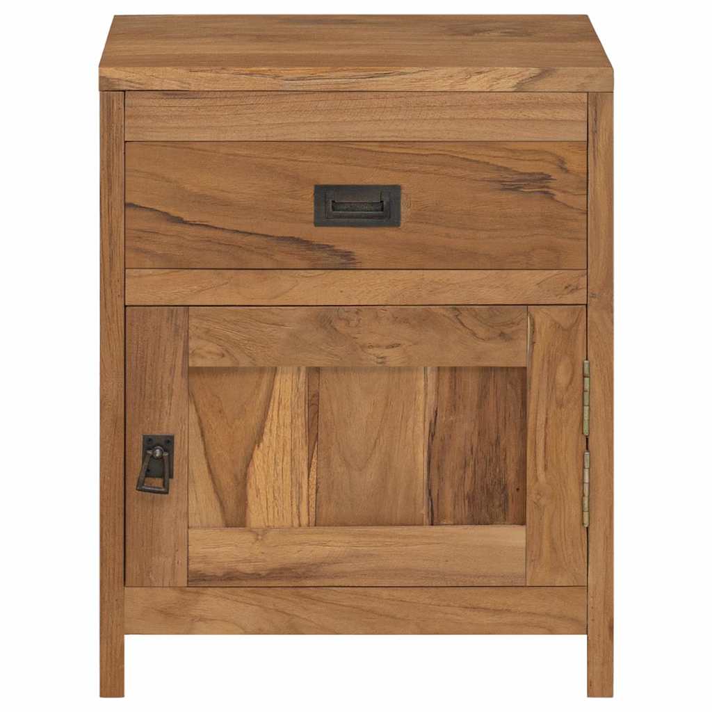 vidaXL Nachttisch Massivholz Teak 40x30x50 Cm