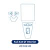 Car Interior Center Console Media Dashboard Navigation TPU Anti-scratch Protector Film Accessories For Polestar 2 2021-2023